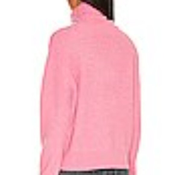 rag & bone Pierce cashmere funnel neck sweater in Pink - Picture 3 of 12